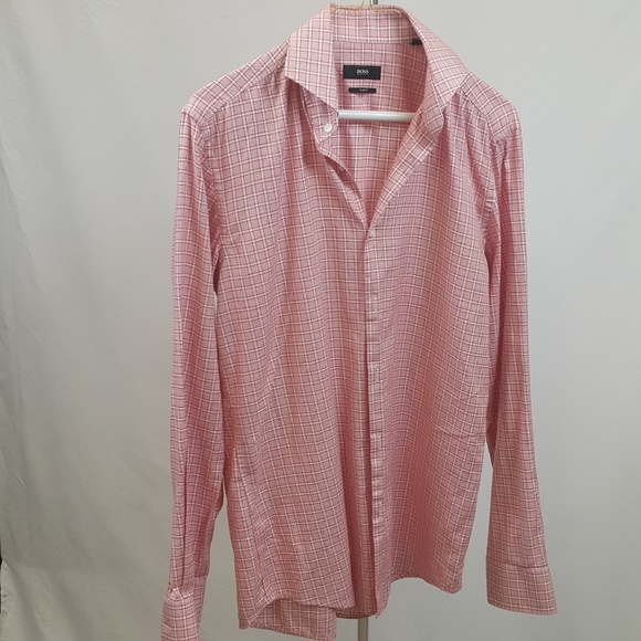 Hugo Boss Other - Hugo Boss Pink Dress Shirt sz 39 Hugo Boss Other - Hugo Boss Pink Dress Shirt sz 39